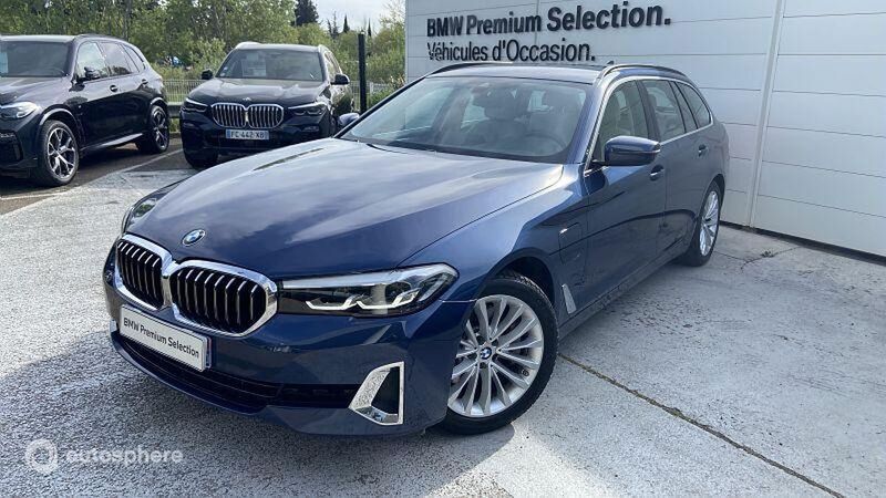 Phytonicblau Utilisé 2020 BMW 530 Luxury Line Break | 31 799 € (Prix juste) - Image 1/4