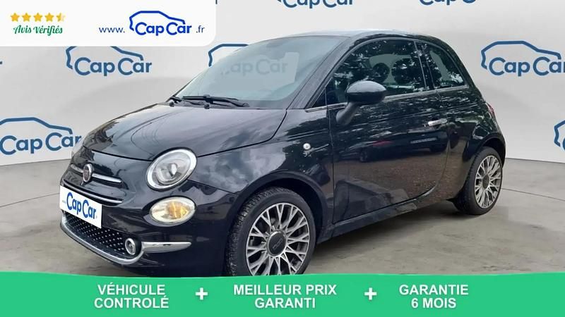 Noir Utilisé 2019 Fiat 500 Citadine | 8 990 € (Super prix) - Image 1/4