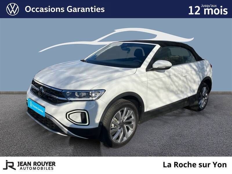 Blanc Utilisé 2024 VW T-Roc Cabriolet Cabriolet | 29 990 € (Prix juste) - Image 1/4