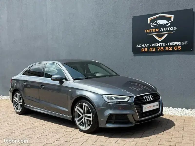 Gris Utilisé 2017 Audi A3 S-Line Berline | 16 990 € - Image 1/4