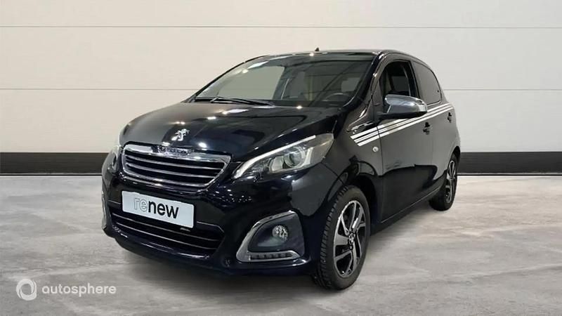 Noir Occasion 2019 Peugeot 108 Top! Collection Berline | 10 499 € (Prix juste) - Image 1/4