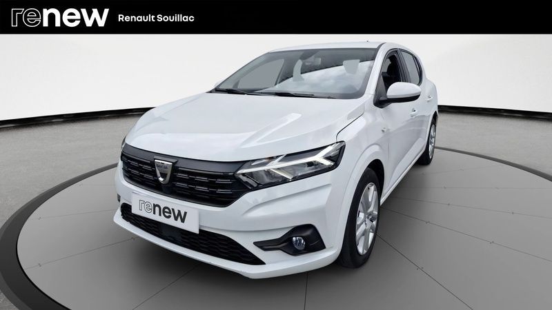 Blanc Occasion 2021 Dacia Sandero Comfort Citadine | 12 900 € (Prix juste) - Image 1/4