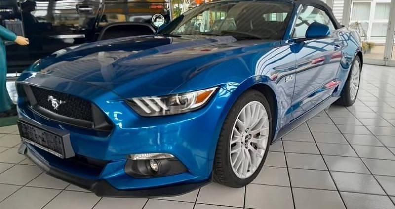 Bleu Utilisé 2017 Ford Mustang GT Premium Cabriolet | 32 900 € (Super prix) - Image 1/4