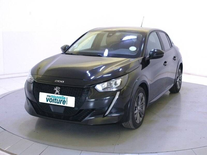 Noir Utilisé 2021 Peugeot e-208 Citadine | 14 990 € (Bon prix) - Image 1/3