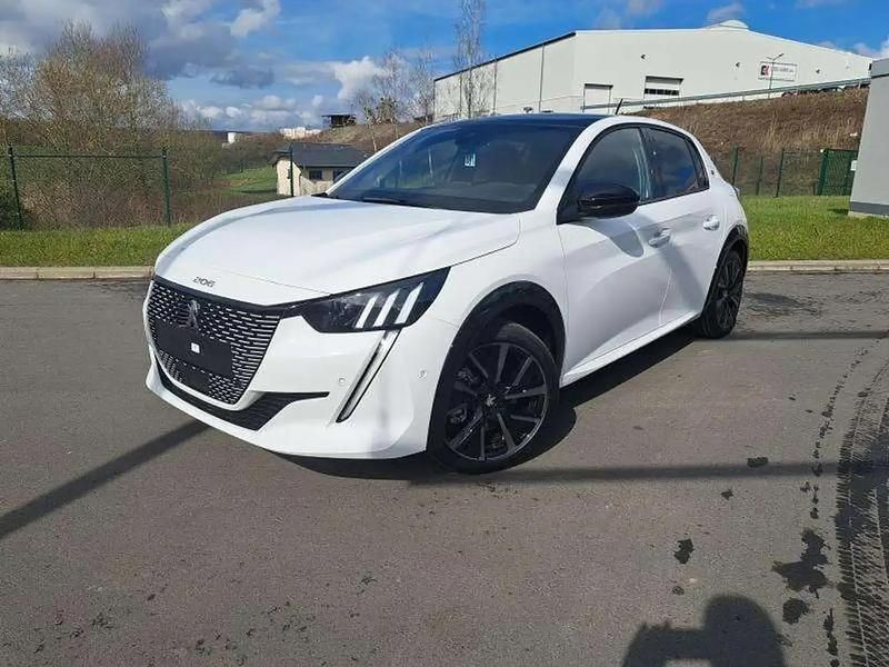 Blanc Utilisé 2023 Peugeot e-208 GT Citadine | 24 512 € (Prix cher) - Image 1/2