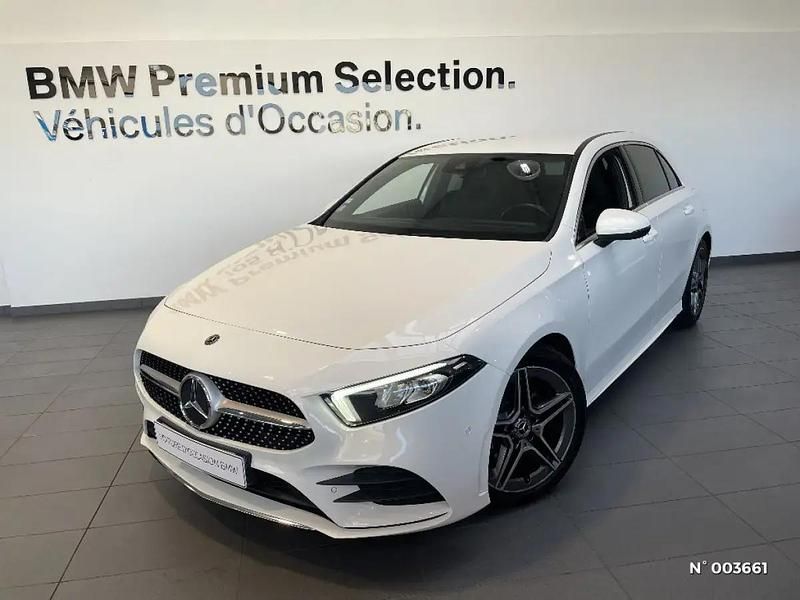 Blanc Utilisé 2020 Mercedes A180 AMG line | 25 300 € (Prix juste) - Image 1/4