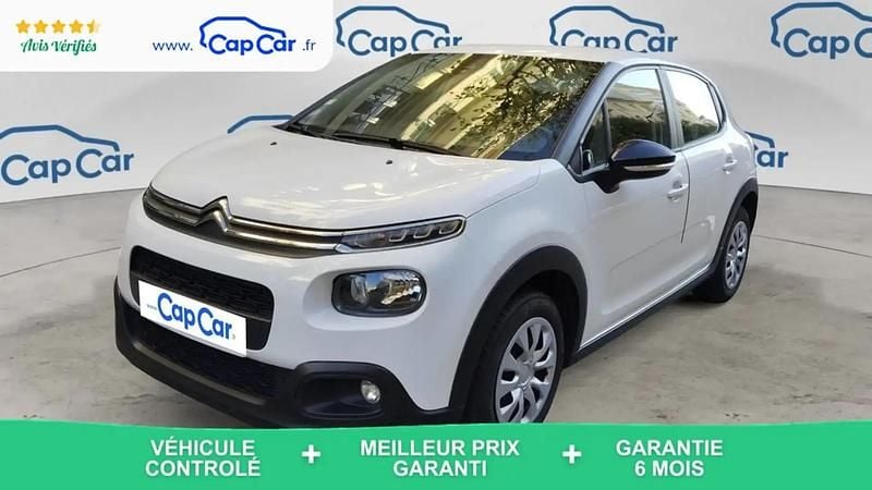 Blanc Utilisé 2019 Citroën C3 Business Class Citadine | 6 190 € (Bon prix) - Image 1/4