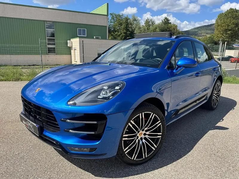 Bleu Utilisé 2016 Porsche Macan Turbo SUV | 49 990 € (Prix assez cher) - Image 1/4