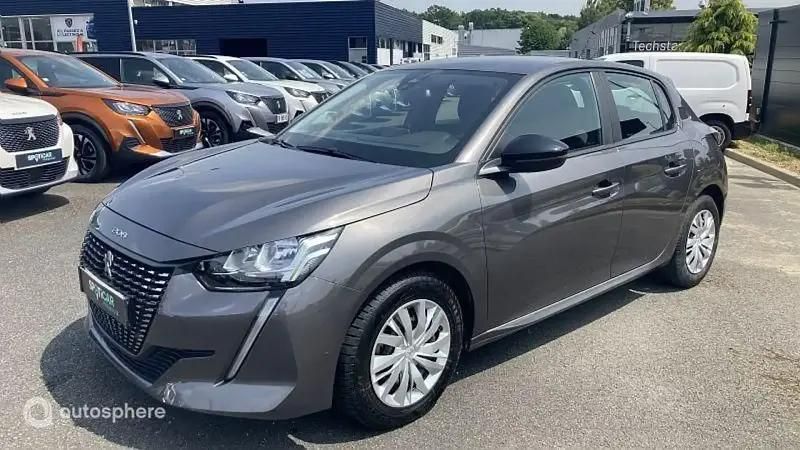 Gris Utilisé 2023 Peugeot 208 Active Citadine | 15 499 € (Prix juste) - Image 1/4