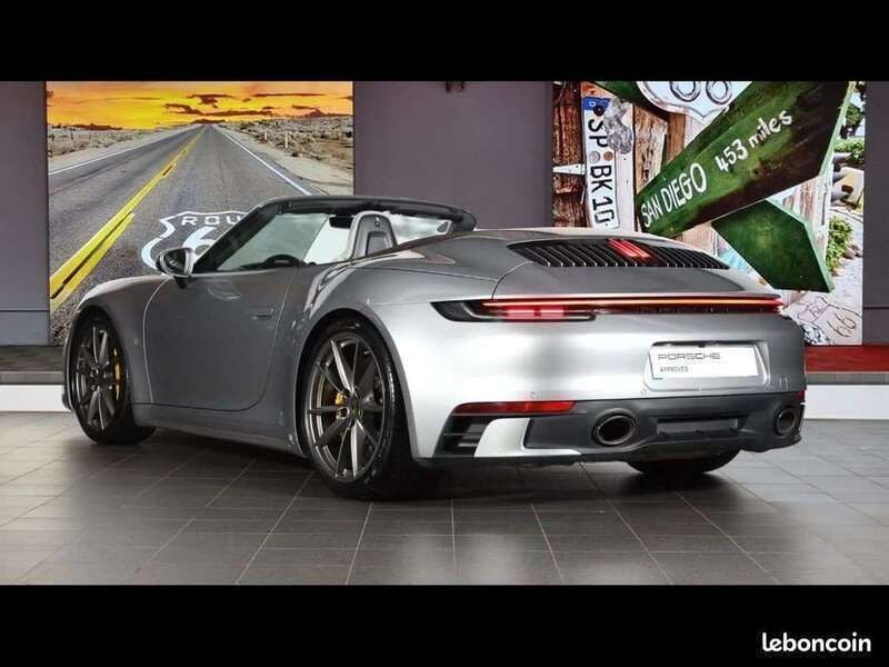 Occasion Porsche 992 450 ch (330 kW) 2019 Gris Cabriolet
