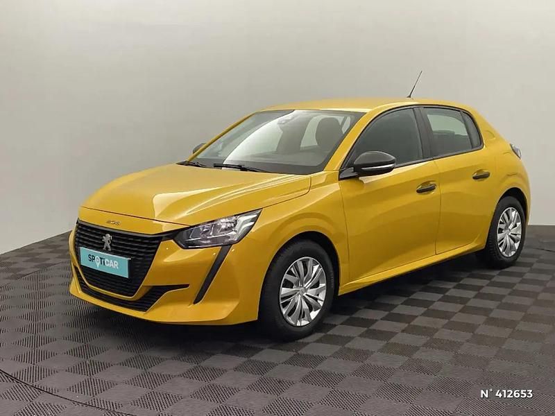 Jaune Utilisé 2022 Peugeot 208 Business-Line Citadine | 10 900 € (Prix juste) - Image 1/4