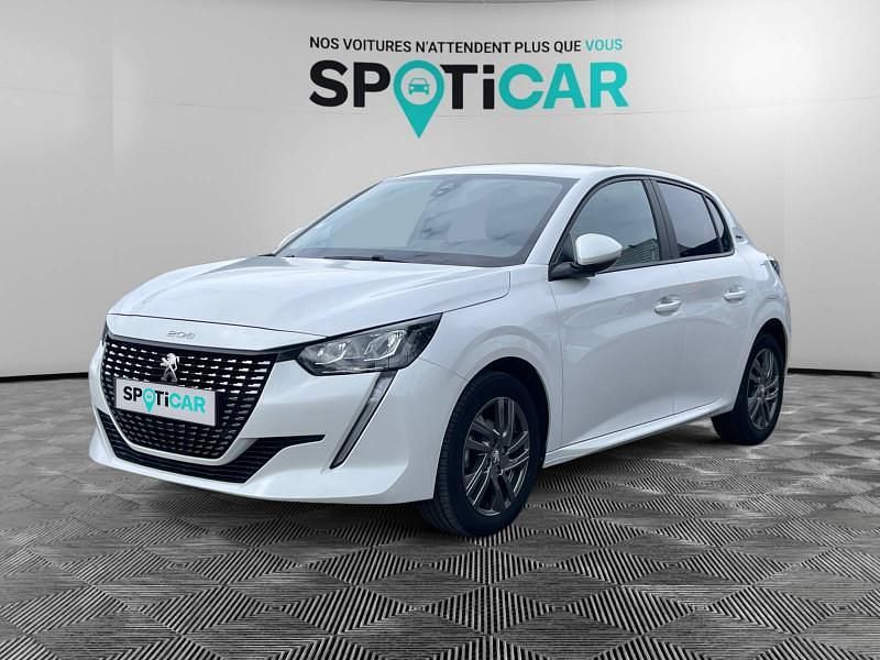 Blanc Utilisé 2021 Peugeot 208 S Citadine | 12 900 € (Prix assez cher) - Image 1/4