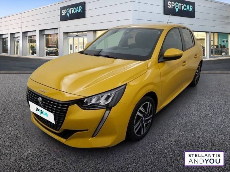 Jaune Utilisé 2020 Peugeot 208 Allure Citadine | 11 790 € (Bon prix) - Image 1/3