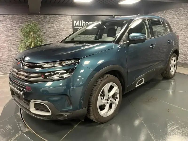 Bleu Utilisé 2021 Citroën C5 Aircross Business Class SUV | 17 990 € (Prix juste) - Image 1/4