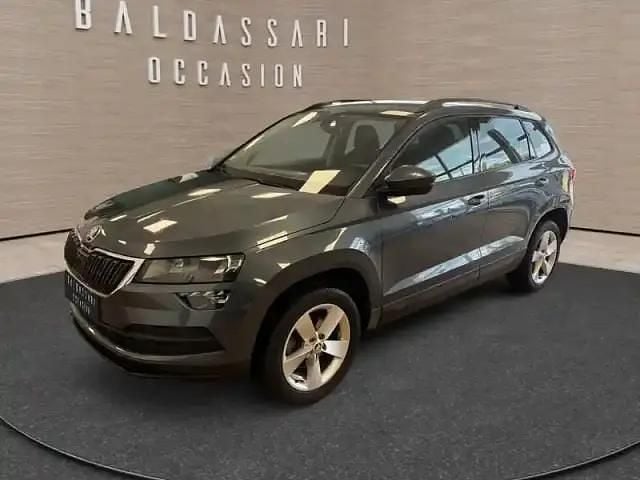 Gris Occasion 2020 Skoda Karoq SUV | 23 990 € (Bon prix) - Image 1/4