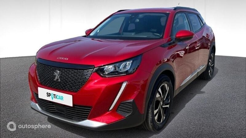 Rouge Occasion 2021 Peugeot 2008 Allure SUV | 13 780 € (Prix juste) - Image 1/4