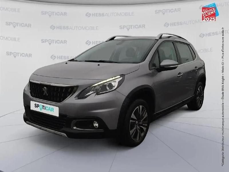 Gris Occasion 2017 Peugeot 2008 Allure SUV | 9 999 € (Bon prix) - Image 1/4