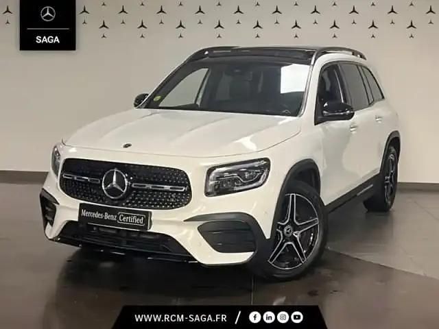 Blanc Occasion 2023 Mercedes GLB200 AMG line SUV | 41 900 € (Bon prix) - Image 1/4