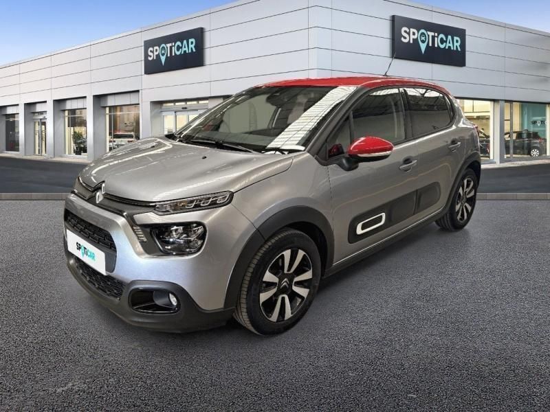 Gris acier (m) noir perla nera Occasion 2024 Citroën C3 PureTech Citadine | 10 999 € (Bon prix) - Image 1/4