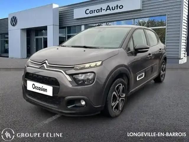 Gris acier (m) Occasion 2022 Citroën C3 Feel Berline | 10 890 € (Bon prix) - Image 1/4