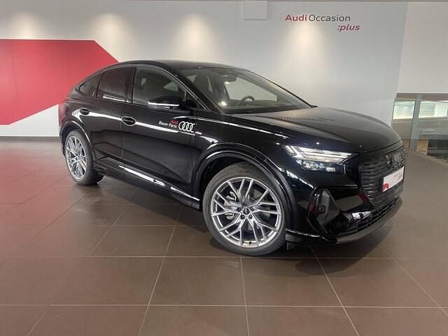 Noir mythic métallisé Utilisé 2024 Audi Q4 Sportback e-tron S-Line SUV | 59 990 € - Image 1/4