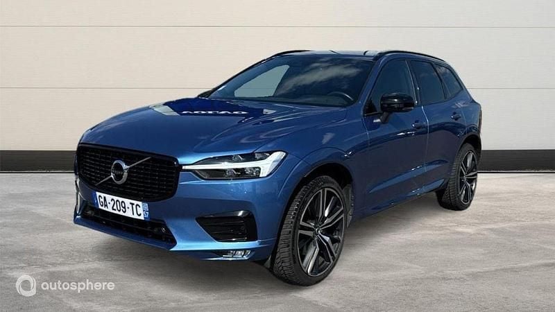 Bleu Utilisé 2021 Volvo XC60 R-Design SUV | 33 999 € (Prix juste) - Image 1/4