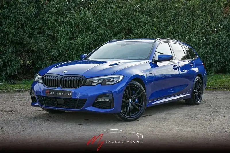 Bleu Utilisé 2020 BMW 330e M Sport Break | 36 900 € (Prix cher) - Image 1/4