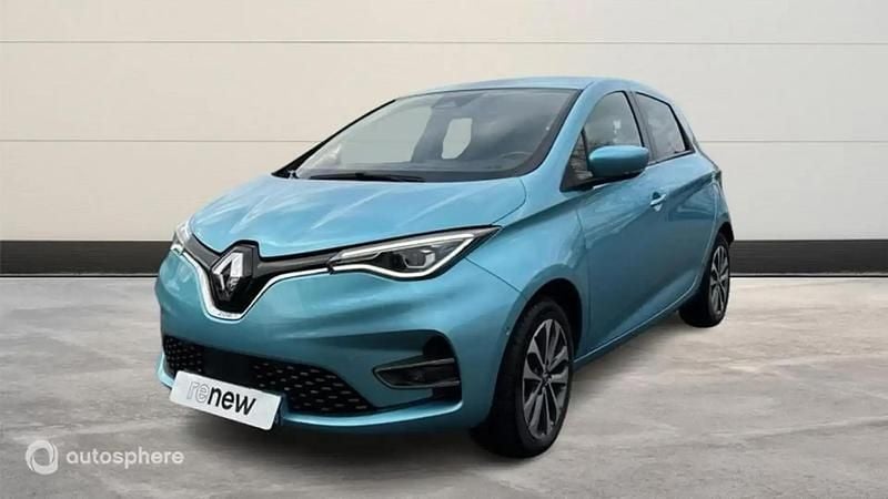 Bleu Occasion 2021 Renault Zoe Intens Citadine | 12 599 € (Prix juste) - Image 1/4