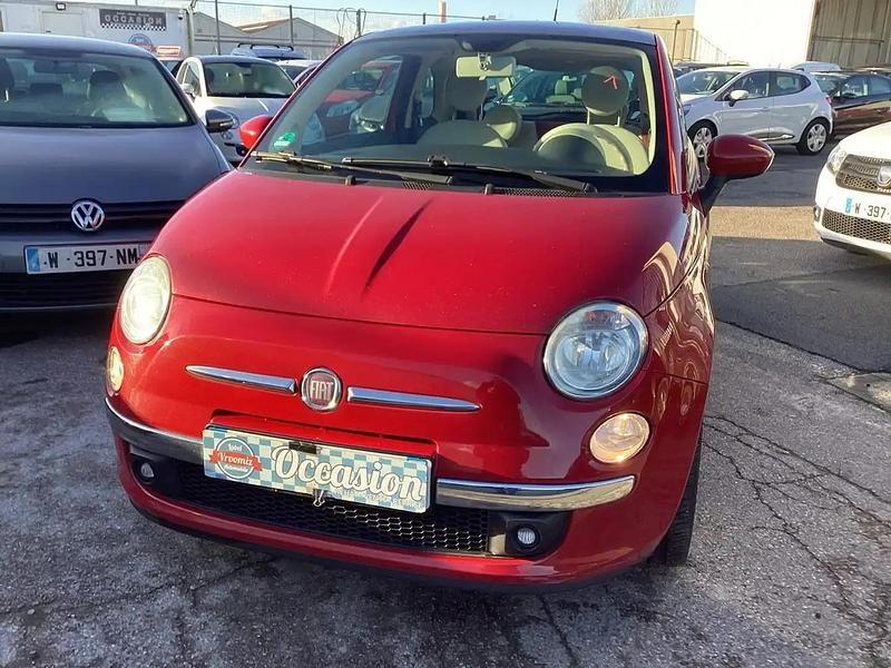 Rouge Occasion 2010 Fiat 500 Berline | 6 250 € (Prix juste) - Image 1/4
