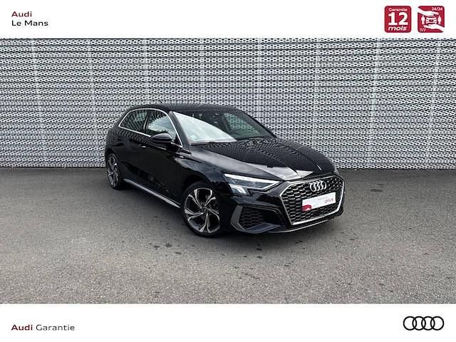 Noir mythe métallisé Utilisé 2022 Audi A3 S-Line | 29 490 € (Prix cher) - Image 1/4