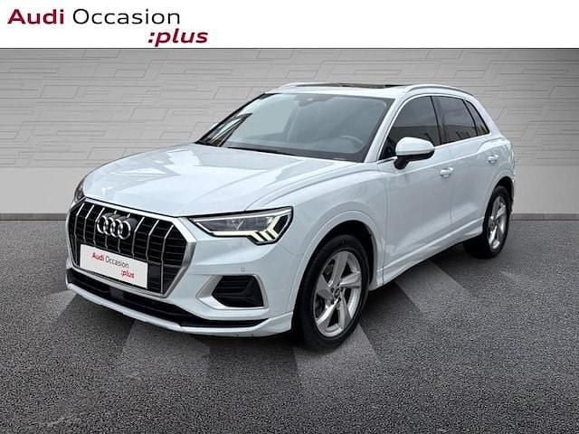 Blanc glacier métallisé Occasion 2019 Audi Q3 Design SUV | 27 900 € (Prix juste) - Image 1/4