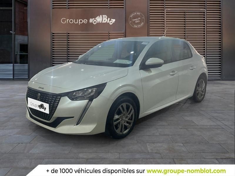 Blanc Utilisé 2020 Peugeot 208 Active Citadine | 12 386 € (Prix assez cher) - Image 1/4