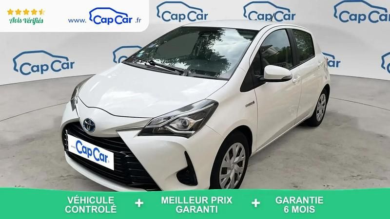 Blanc Utilisé 2018 Toyota Yaris Hybrid Citadine | 14 490 € (Super prix) - Image 1/4