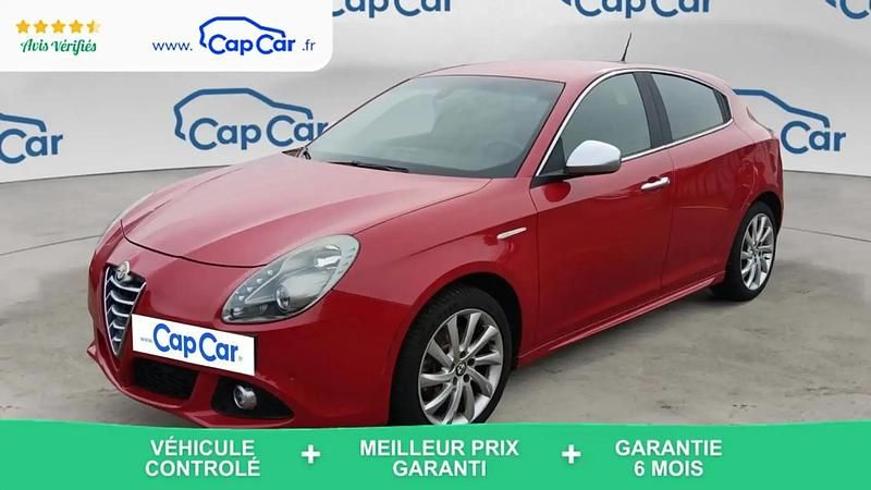 Rouge Utilisé 2014 Alfa Romeo Giulietta Exclusive Citadine | 8 990 € (Prix juste) - Image 1/4