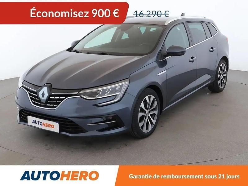 Gris Utilisé 2021 Renault Mégane GrandTour Intens Break | 15 390 € (Prix juste) - Image 1/2
