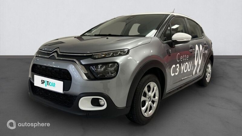 Gris Utilisé 2023 Citroën C3 Citadine | 15 590 € (Prix cher) - Image 1/4