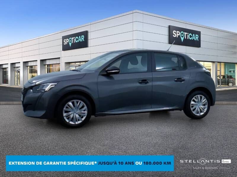 Gris Utilisé 2021 Peugeot 208 S Citadine | 10 690 € (Bon prix) - Image 1/4