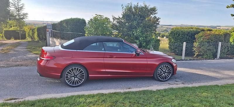 Rouge Utilisé 2019 Mercedes C220 Cabriolet | 26 900 € (Bon prix) - Image 1/4