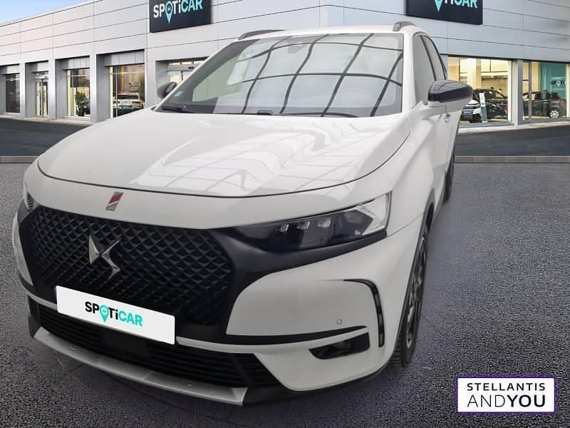 Blanc Utilisé 2021 DS Automobiles DS7 Crossback Performance Line Plus SUV | 24 690 € (Prix juste) - Image 1/4
