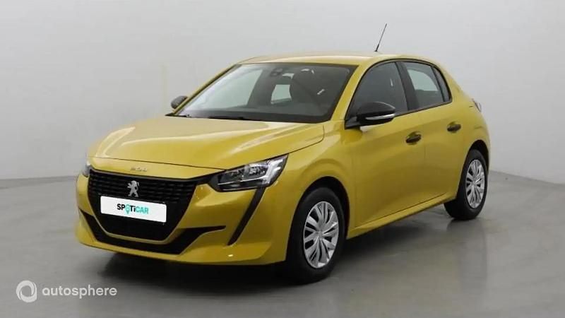 Jaune Utilisé 2021 Peugeot 208 S Citadine | 9 999 € (Bon prix) - Image 1/4