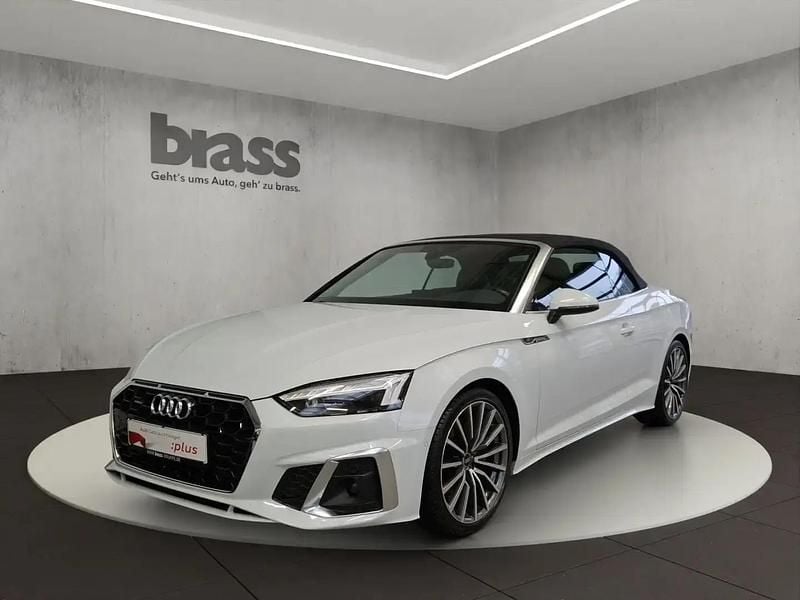Blanc Occasion 2021 Audi A5 Cabriolet S-Line Cabriolet | 38 200 € (Prix juste) - Image 1/4