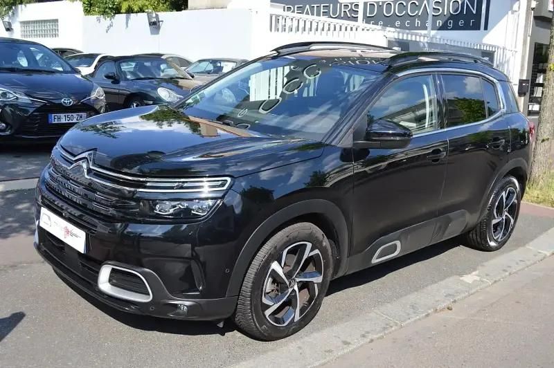 Noir Utilisé 2020 Citroën C5 Aircross Shine SUV | 19 990 € (Prix juste) - Image 1/4