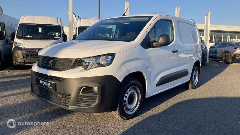 Blanc Utilisé 2021 Peugeot Partner Premium Monospace | 14 699 € (Prix juste) - Image 1/4