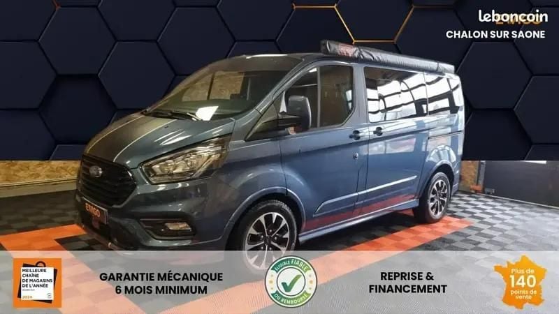 Bleu Utilisé 2023 Ford Tourneo Custom Sport Van | 55 900 € - Image 1/4