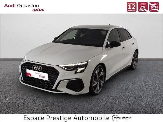 Blanc glacier métallisé Occasion 2021 Audi A3 S-Line | 24 590 € - Image 1/4