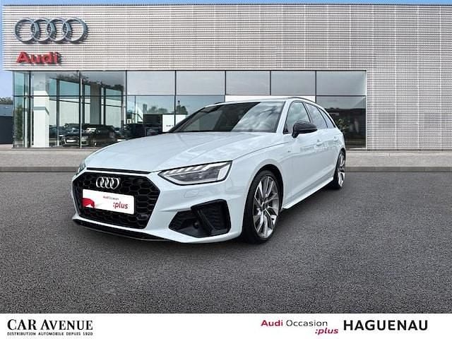 Blanc glacier métallisé Utilisé 2022 Audi A4 S-Line Break | 28 989 € (Prix assez cher) - Image 1/4