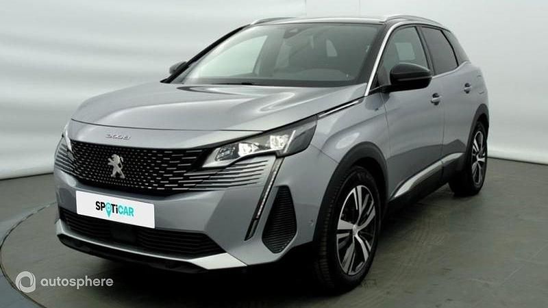 Gris Utilisé 2022 Peugeot 3008 GT SUV | 25 810 € (Prix juste) - Image 1/4