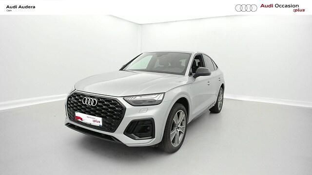 Argent fleuret métallisé Utilisé 2021 Audi Q5 Sportback S-Line SUV | 44 990 € (Bon prix) - Image 1/4