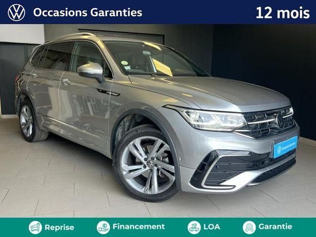 Gris Utilisé 2022 VW Tiguan Allspace R-line SUV | 37 480 € (Prix juste) - Image 1/4