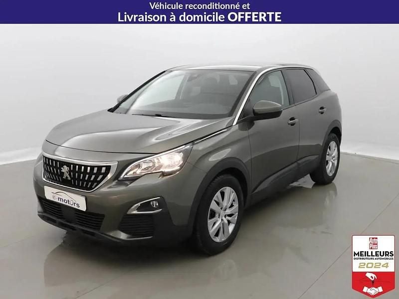 Gris Utilisé 2019 Peugeot 3008 Active SUV | 15 900 € (Prix juste) - Image 1/4